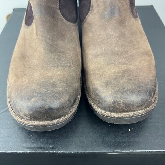 UGG Foerster Stout brown Leather & Suede Shearling Casual Boots Mens Size 11